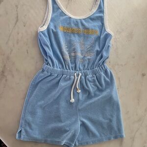 Sundek Light Blue Kids One Piece with Gold Accents